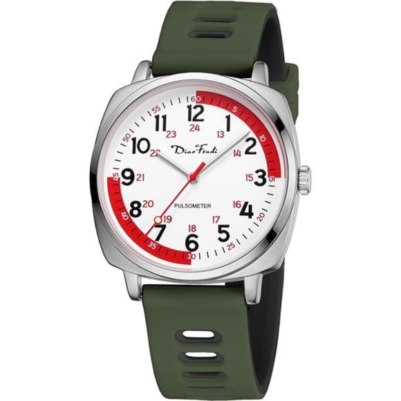 Accessories Nurse Watch For Medical Students 15sarmy Green Black